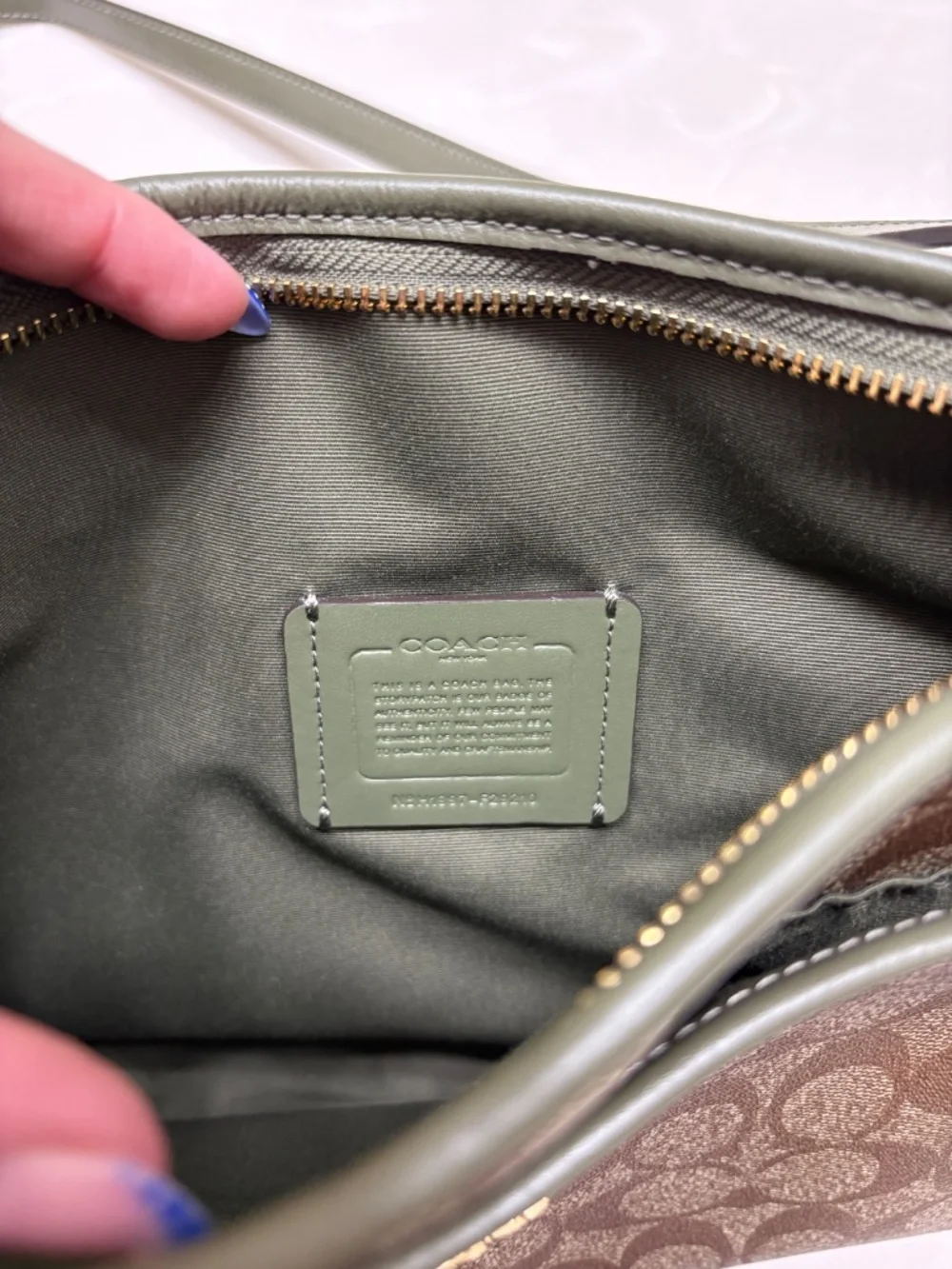 Coach Signature File Crossbody Bag (Style No. F29210)